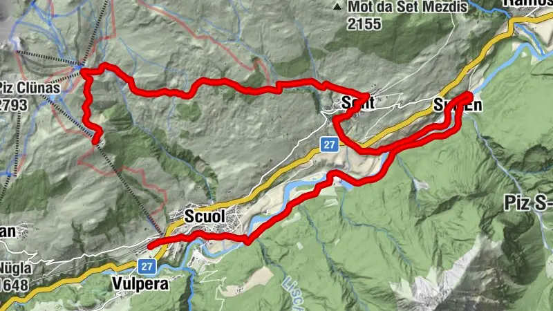 Sentiago Loop: Motta Naluns – Sent – Sur En – Scuol