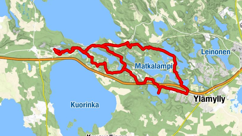Liperin Kinttupolut (the easiest trails accessed from Kaprakka)