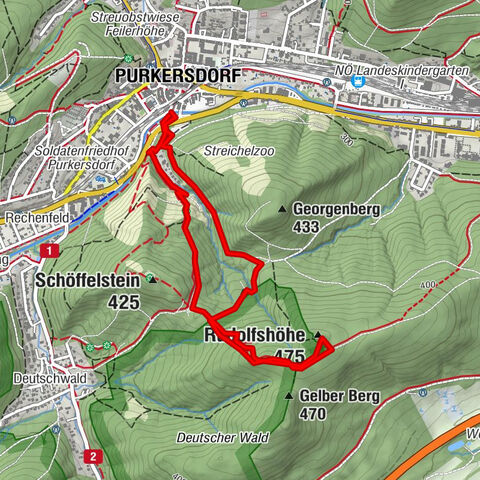 von Purkersdorf zur Rudolfshöhe