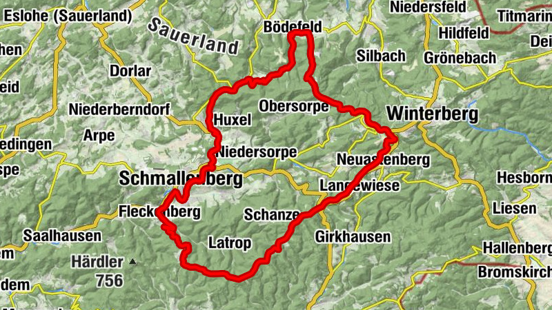 MTB Hollenrunde Schmallenberg, Deutschland