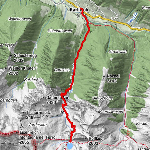 Kartitsch-Obstansersee Hütte