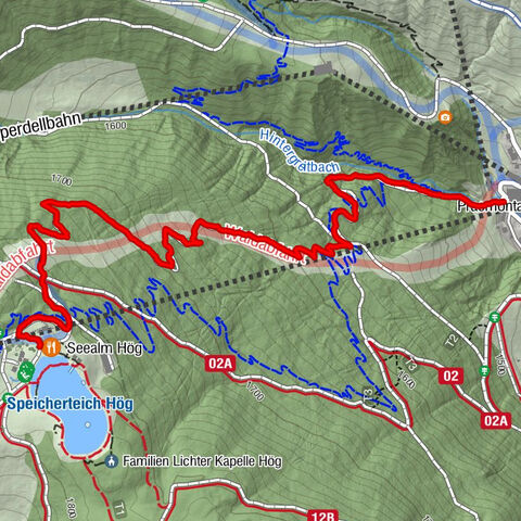 Holzkugelweg Gemeinde Serfaus, Tirol/Österreich