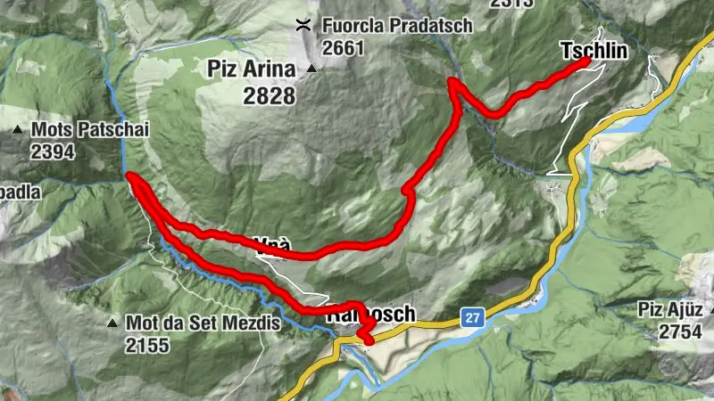 Tschlin – Vnà – Sinestra – Ramosch
