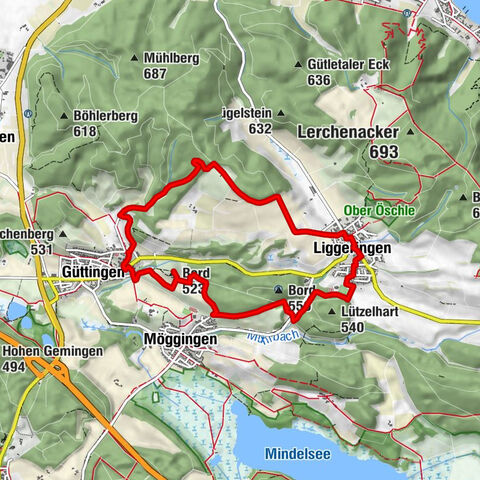 Mühlsberg route