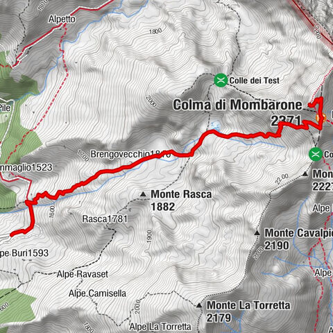 SETTIMO VITTONE Colma di Mombarone from Trovinasse