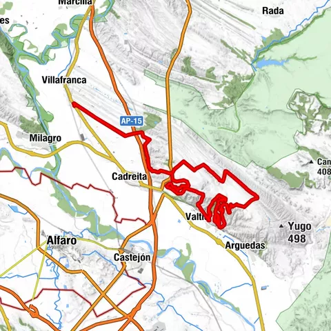 Soteske Valtierra - Camping Bardenas Route 8