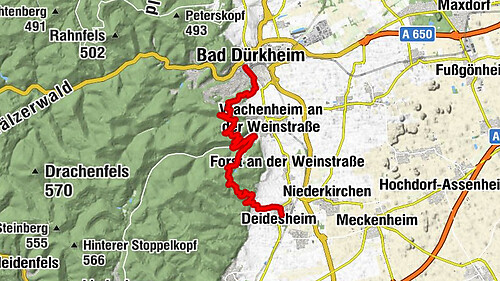 Palatinate Wine Steig Stage 03 Bad Dürkheim - Deidesheim