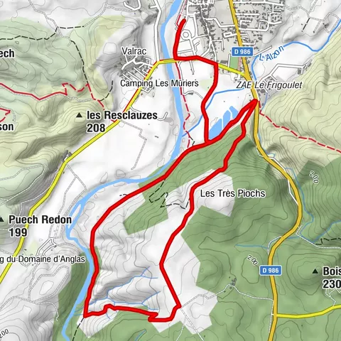 HIKE ALONG THE BANKS OF THE RIVER HÉRAULT
