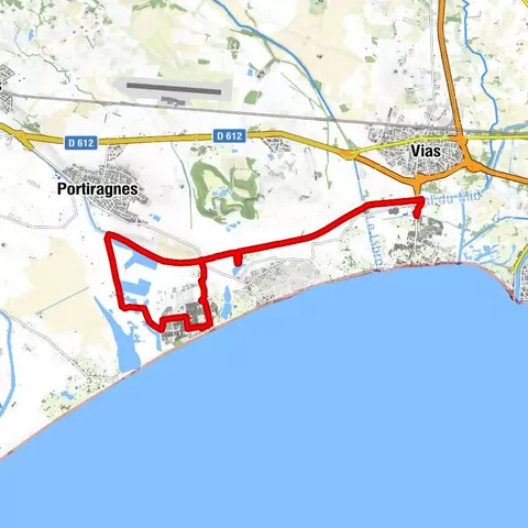 MOUNTAIN BIKE CIRCUIT 21: LE GRAND SALAN - ESPACE VTT/GRAVEL CAP D'AGDE MÉDITERRANÉE