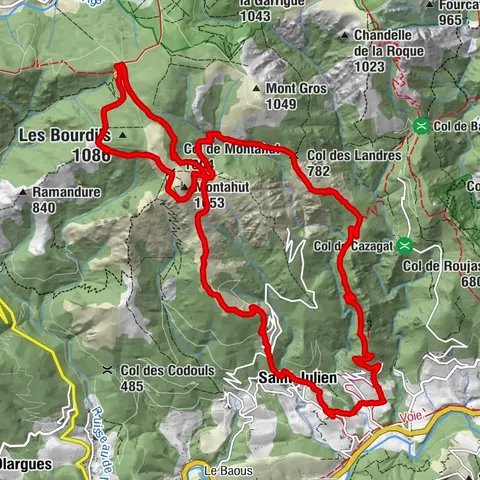 HIKING ROUTE OF THE TERRASSES DE L'ESPINOUSE