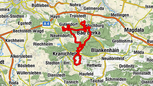 Ortsteileweg Bad Berka (OTW)