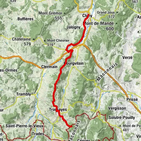 Les Chemins de Saint-Jacques de Compostelle de Cluny au Puy-en-Velay