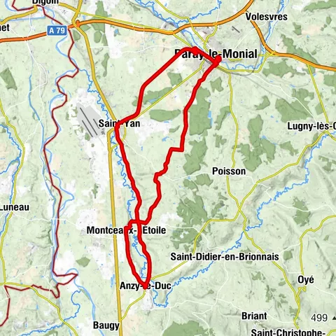 Paray-le-Monial : circuit n°01 - Églises romanes : Anzy-le-Duc et Montceaux-l'Étoile