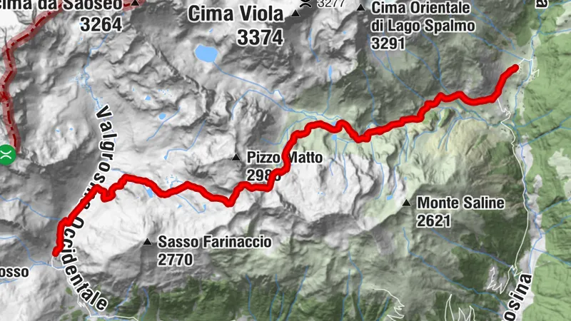 Via Alpina Stage R73. Eita - Malghera