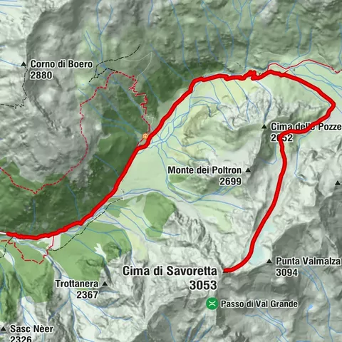 Top of Savoretta