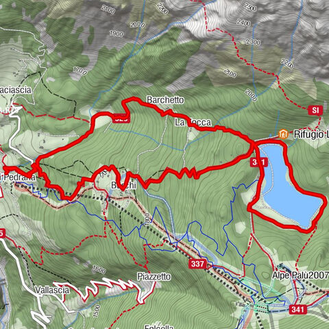 Palu' Lake, a blue pearl in the center of Valmalenco.