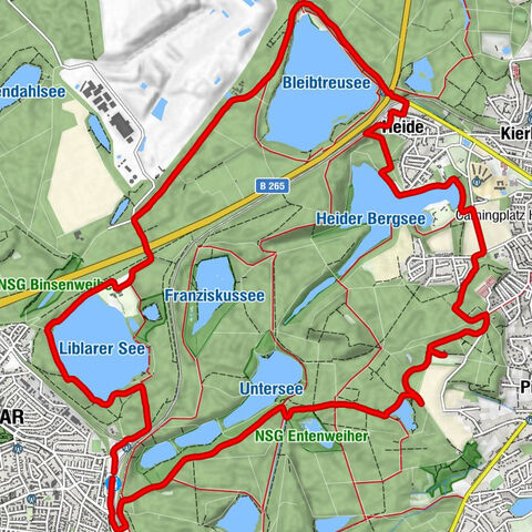 Seenrunde Naturpark Rheinland