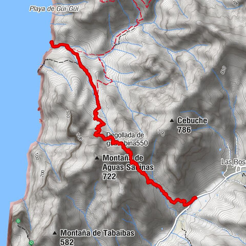 Zum einsamen Sandstrand von Güigüi und zurück 