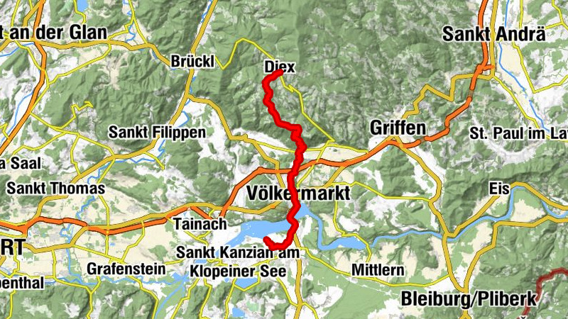 Z Wien Nizza, Barbara Kraus, 022. Etappe Diex - St. Lorenzen