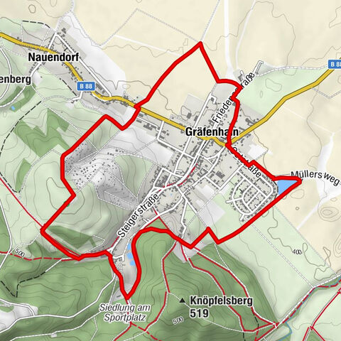Rundwanderweg - "Gräfenhainer Runde" - Thüringer Wald