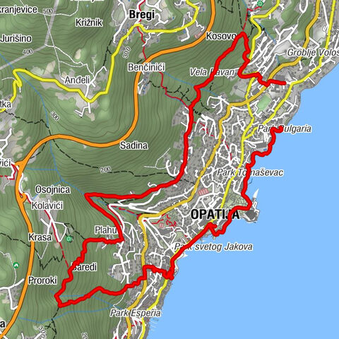 Opatija - Carmen Sylva Weg