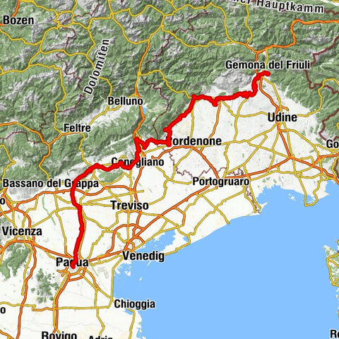 Cammino di Sant'Antonio da Gemona a Padova