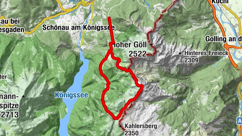 Kleine Reibn, Hinterbrand, Schneibstein,Seeleinsee