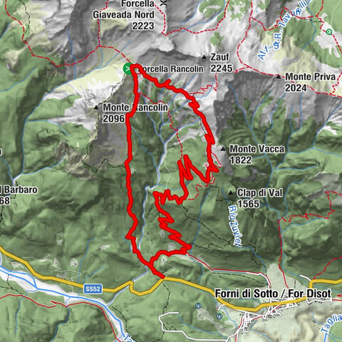 The multicolored campanili of Mount Zauf