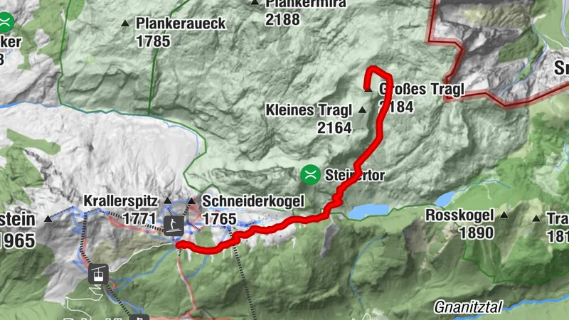 Bergtour auf das große Tragl