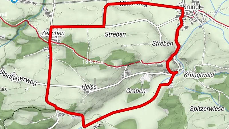 Kinderwagentour im Ortsteil Krungl