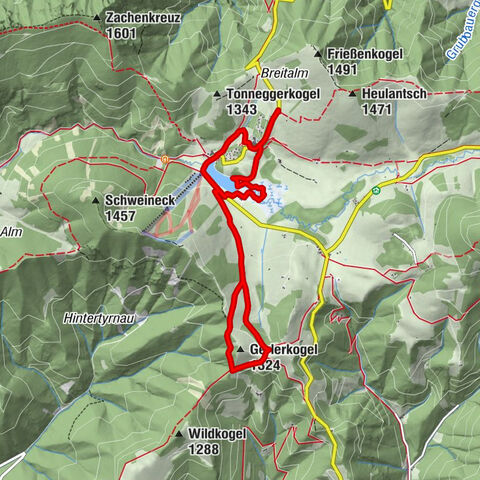 Gerlerkogel, Teichalm