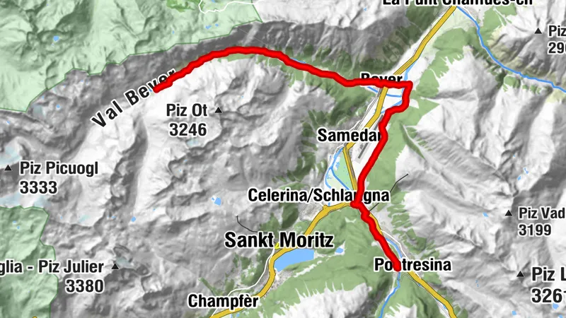 Pontresina-Val Bever-Pontresina