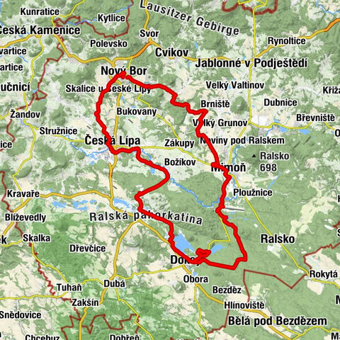 Nový Bor, Máchovo jezero