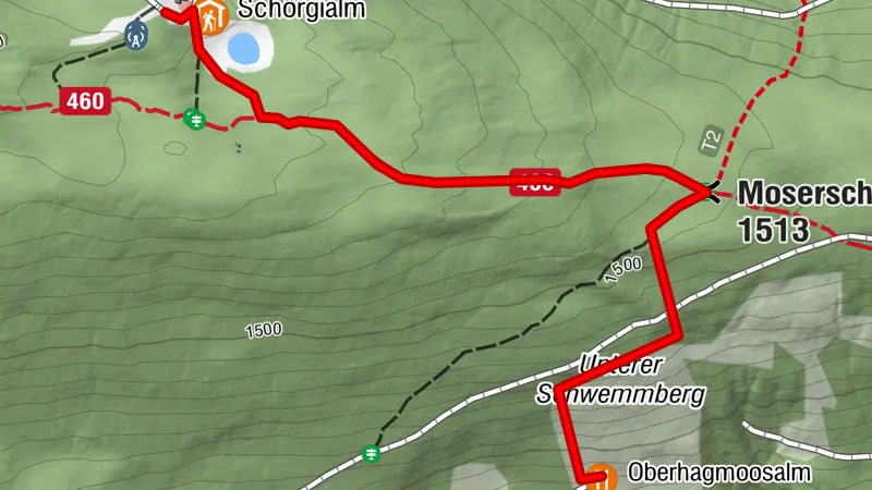 Moserscharte - Oberhagmoosalm