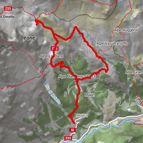 BALME Molino Bivouac Loop