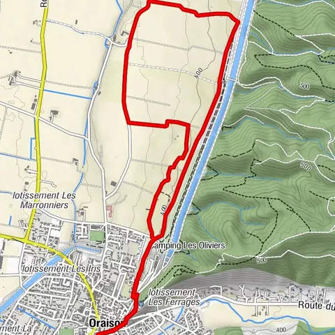 Itinéraire pédestre Oraison "Les Oliviers"