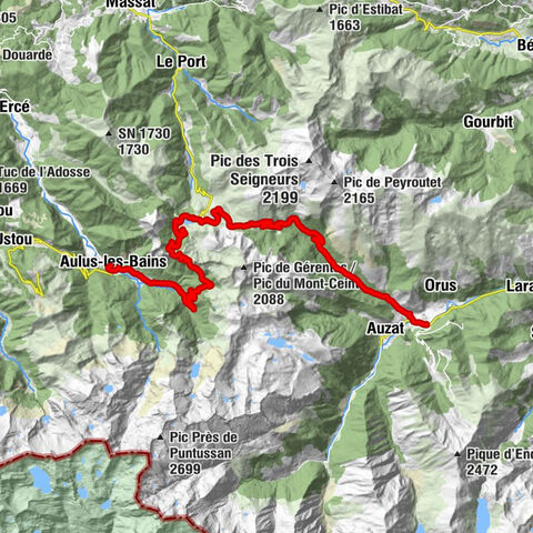 E 5. Etappe Vicdessos-Aulus, Okzitanien/Frankreich