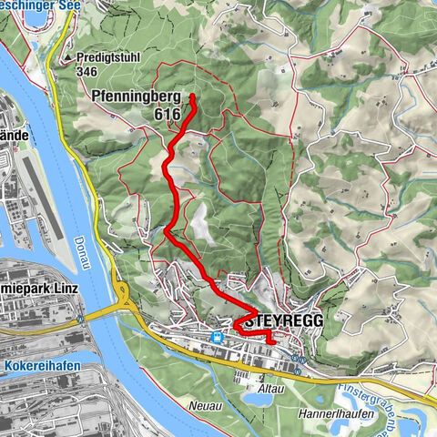 Steyregg Pfenningberg-Gipfelwanderweg