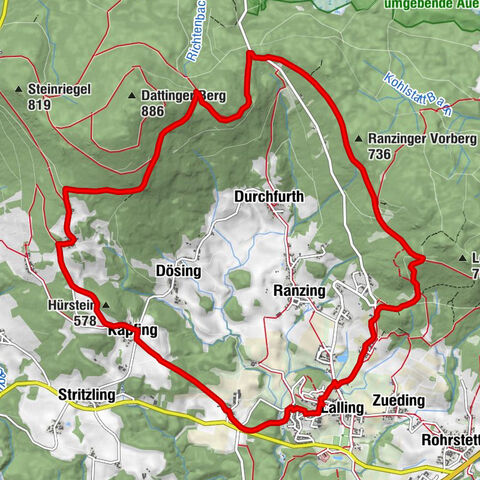 Hochwaldweg - Lallinger Winkel