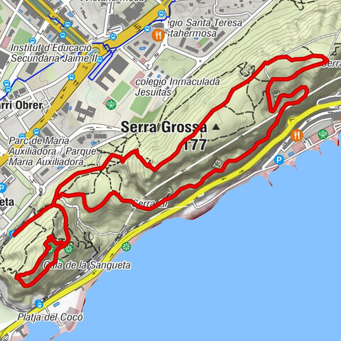 la Goteta - Alacant / Alicante - Lloma de Santa Anna - Serra Grossa