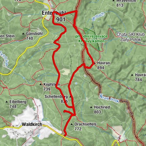 Georgenberg - Havran - Entenbühl - Bärnau