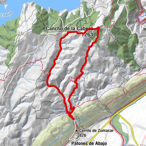 Patones de Arriba - Peña Escrita - Braña Grande - Cancho de la Cabeza