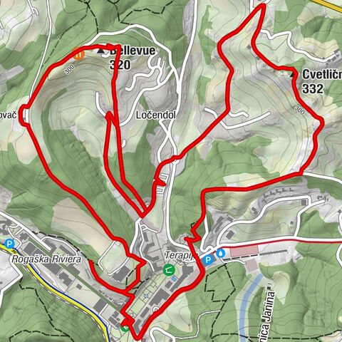Rogaška Slatina - Cvetlični vrh - Bellevue