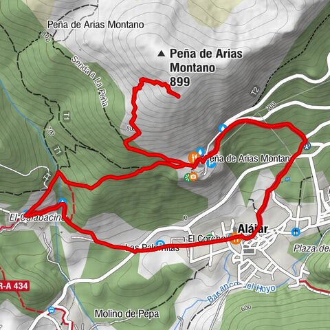 Alájar - Cueva Palacio Oscuro - Peña de Arias Montano