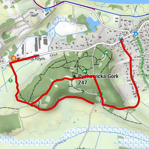 Kraków - Pychowicka Górka - Karczma Rzym - Dębniki