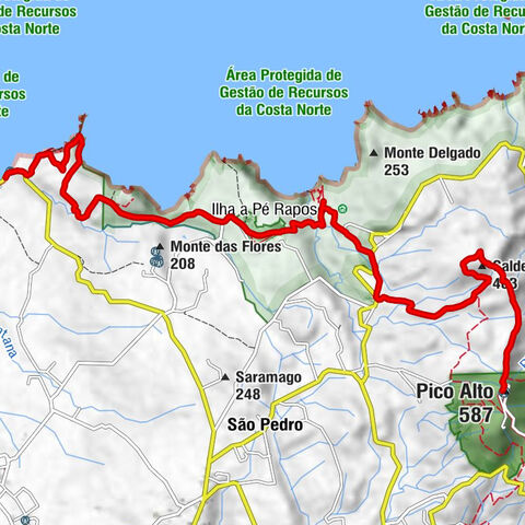Pico Alto - Caldeira - Chã de São Tomé - Anjos