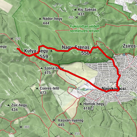 Nagykovácsi - Nagy-Szénás - Kutya-hegy - Nagyboldogasszony-templom