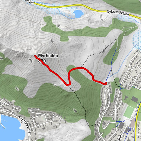 Svartbakken - Myrtinden - Øksnes