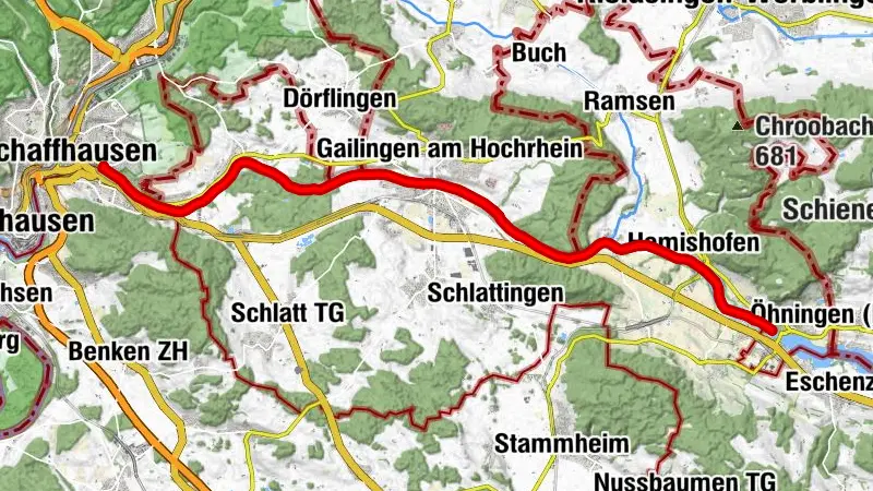 SchweizMobil 70: Rhine Canoeing