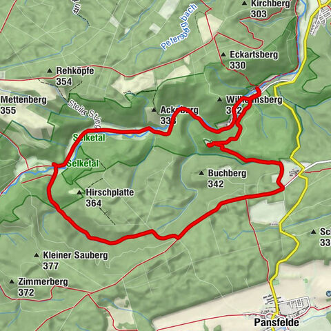 Vom Gasthaus Falken zum Falkenstein